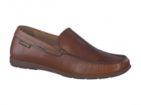 chaussure mephisto mocassins algoras cuir brun